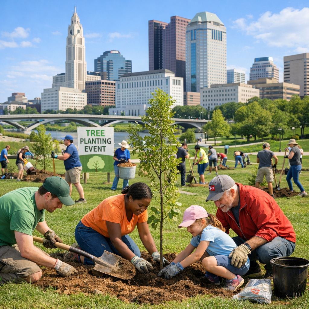Columbus’ Commitment to a Greener Future: Climate Action and Community Initiatives
