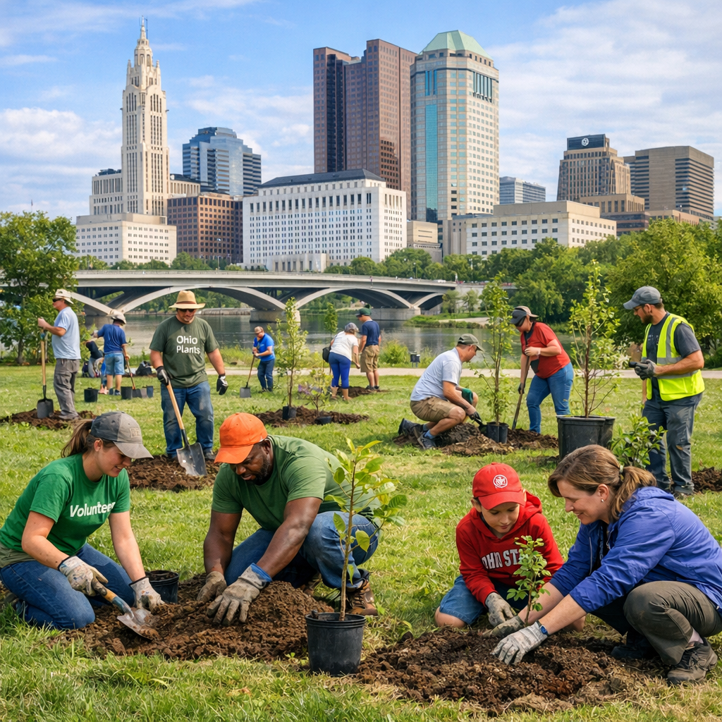 Columbus’ Commitment to a Greener Future: Climate Action and Community Initiatives