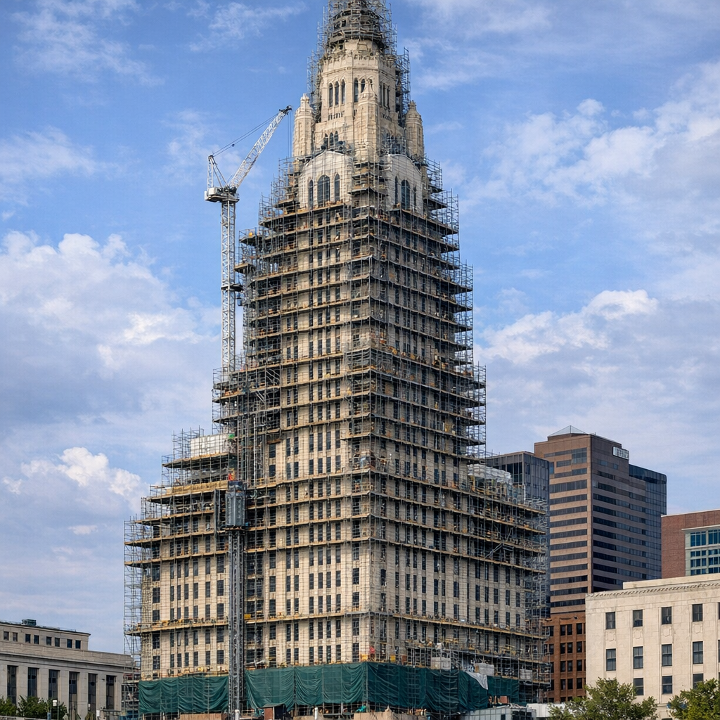 Columbus’ LeVeque Tower Faces Restoration Challenges Amid Centennial Approaching